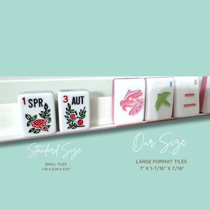 Heirloom Engraved Mahjong Tile Set - Modern + Bright Collection