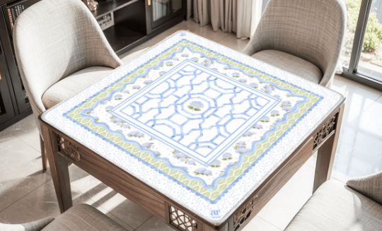 Hamptons Hydrangea Mahjong Mat