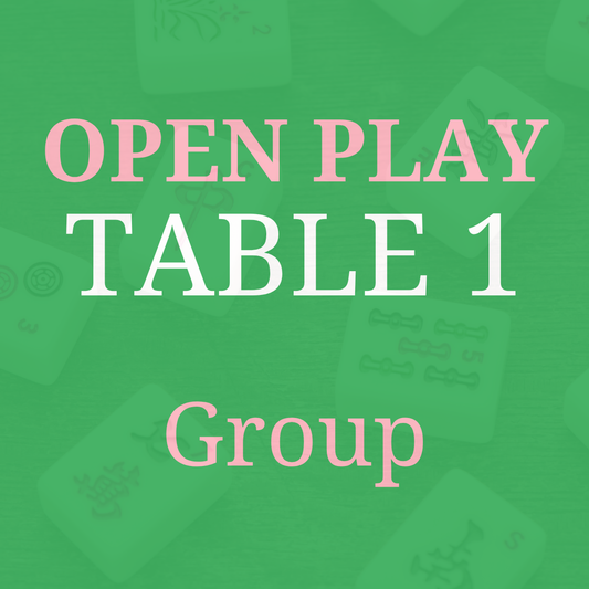 Open Play - Book a Table for a Group of up to 4 Players - Table 1