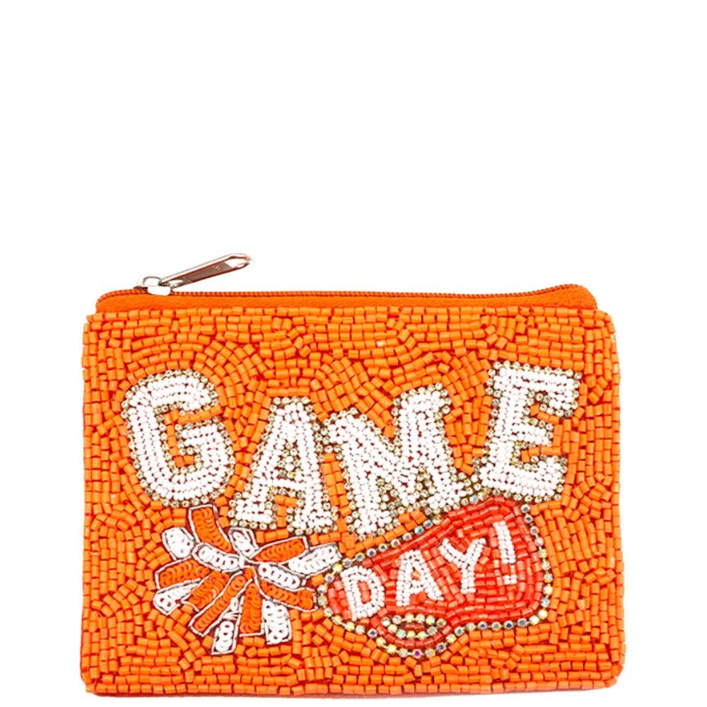 GAME DAY SEED BEAD COIN BAG, 60 0635