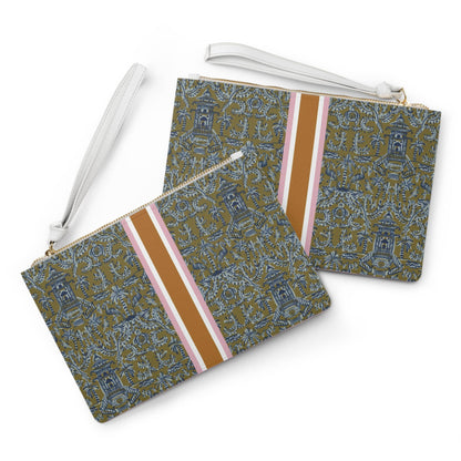 Britt Mills Mahjong Card Pouch (Faux-Leather)