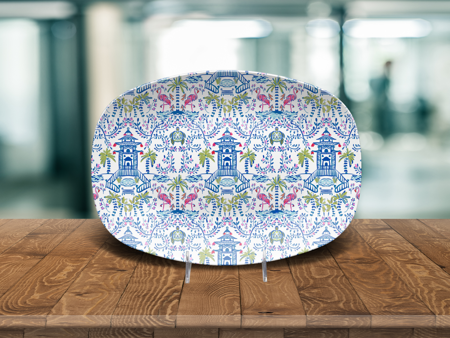 Colorful Chinoiserie Dinnerware Collection (Unbreakable and BPA-free)