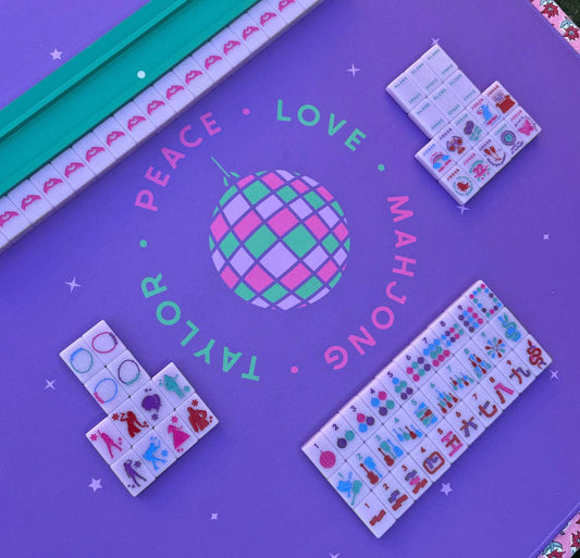 Taylor's Tiles - Mahjong Set- Peace Love Mahjong