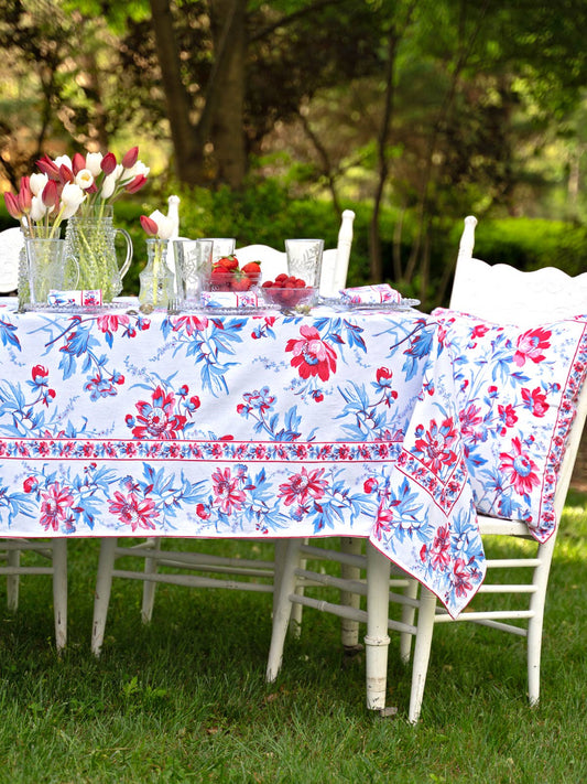 Friendship Tablecloth - Soft White