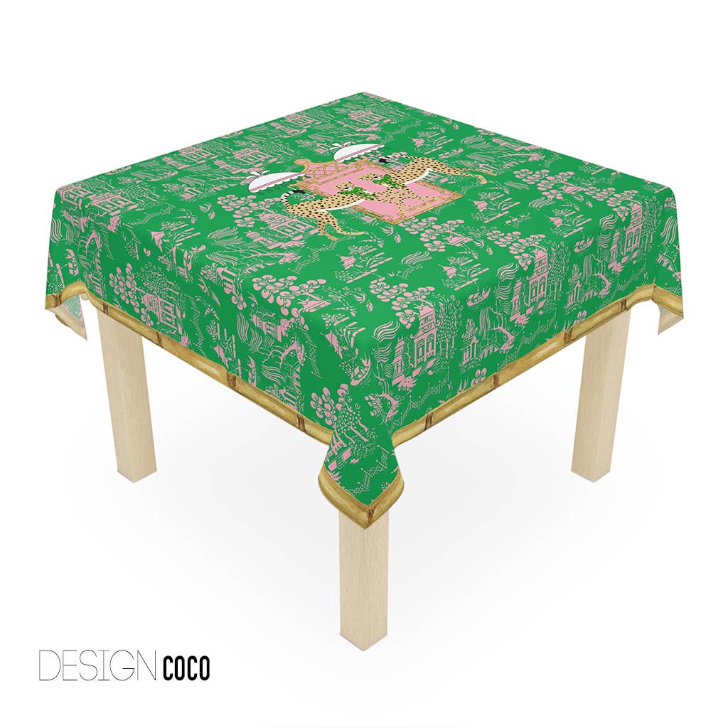 Mahjong Tablecloth, Boutique Monogram
