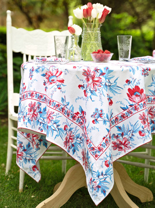 Friendship Tablecloth - Soft White