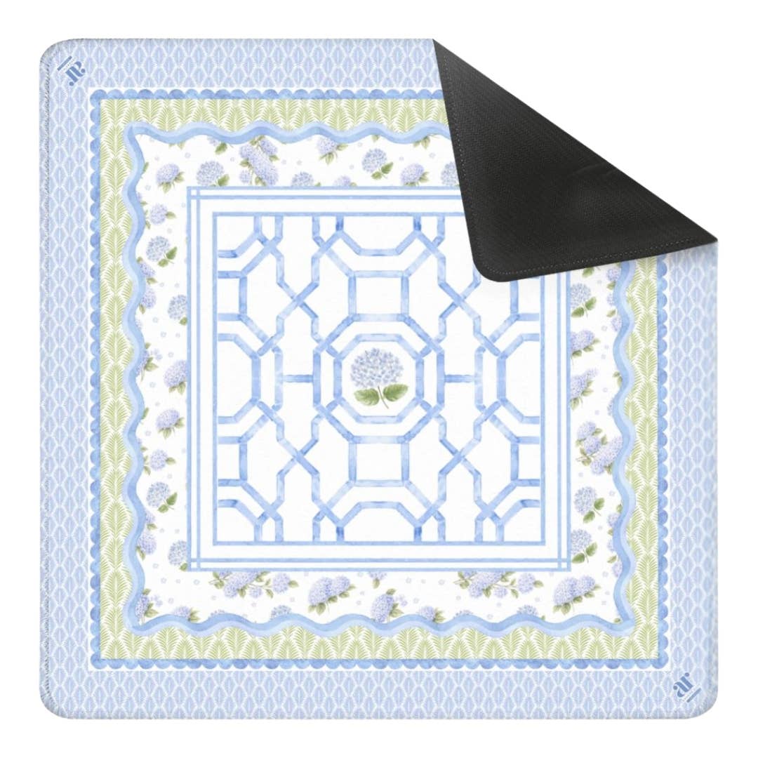 Hamptons Hydrangea Mahjong Mat