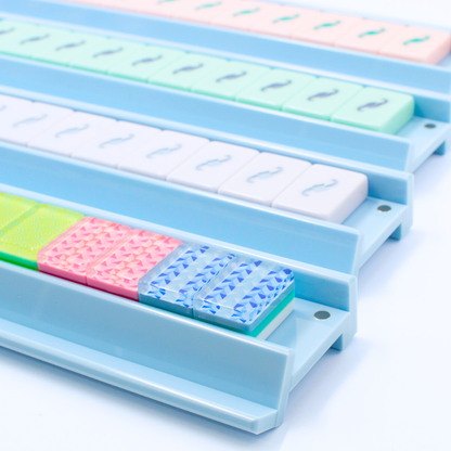 MAHJONG RACKS | Premium Acrylic | 4 Racks + 4 Pushers