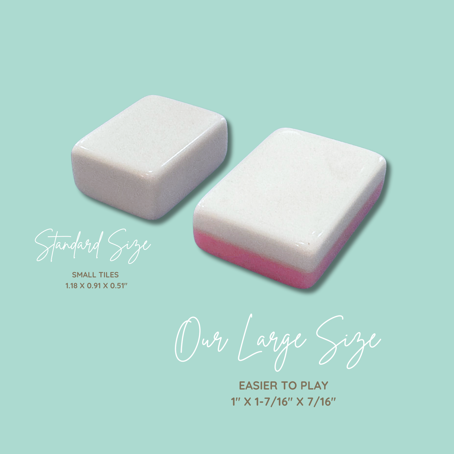 Heirloom Engraved Mahjong Tile Set - Modern + Bright Collection