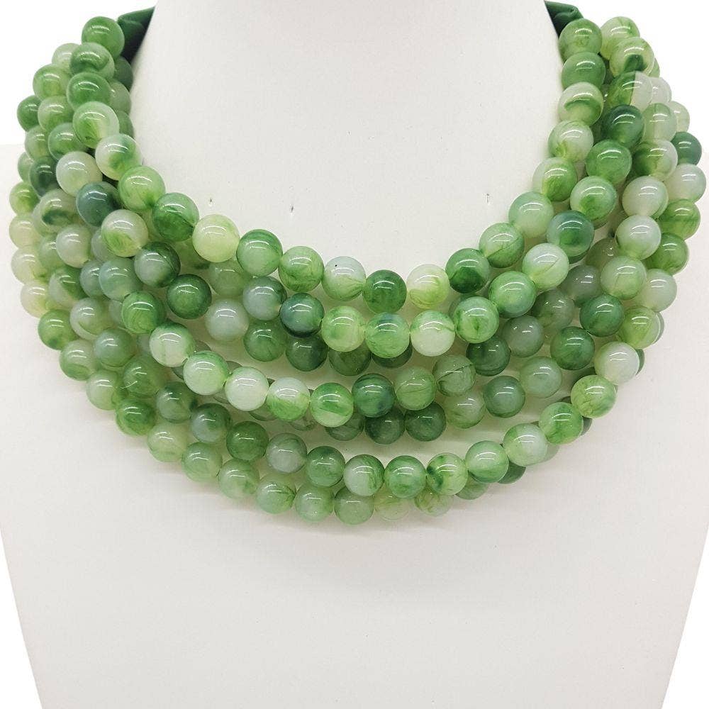 *Best* New Chunky Beaded Layered Magnetic Necklace