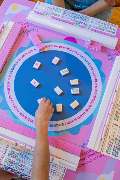 Heirloom Engraved Mahjong Tile Set - Modern + Bright Collection