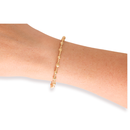 Palmer Fluted Bracelet in Gold