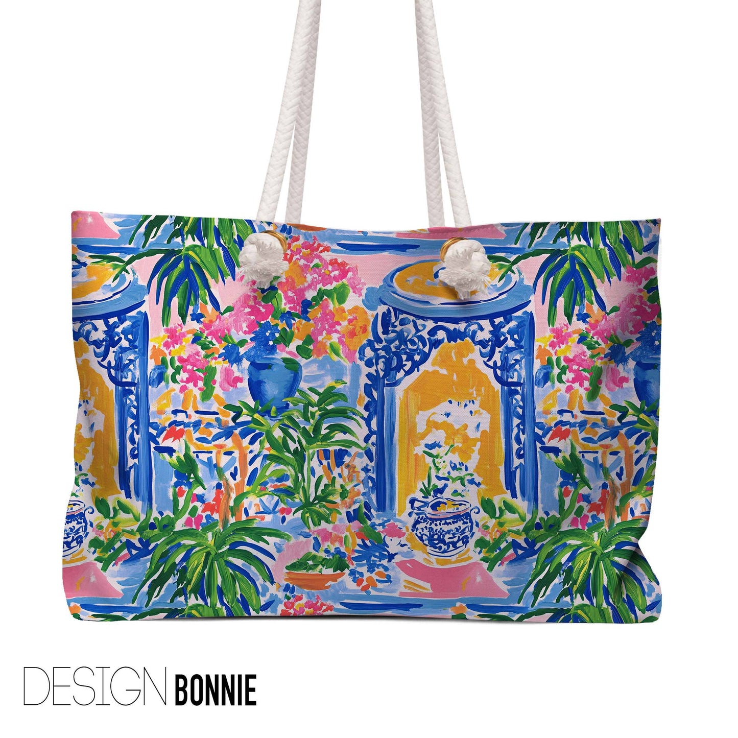 Mahjong Tote Bag, Boutique Monogram