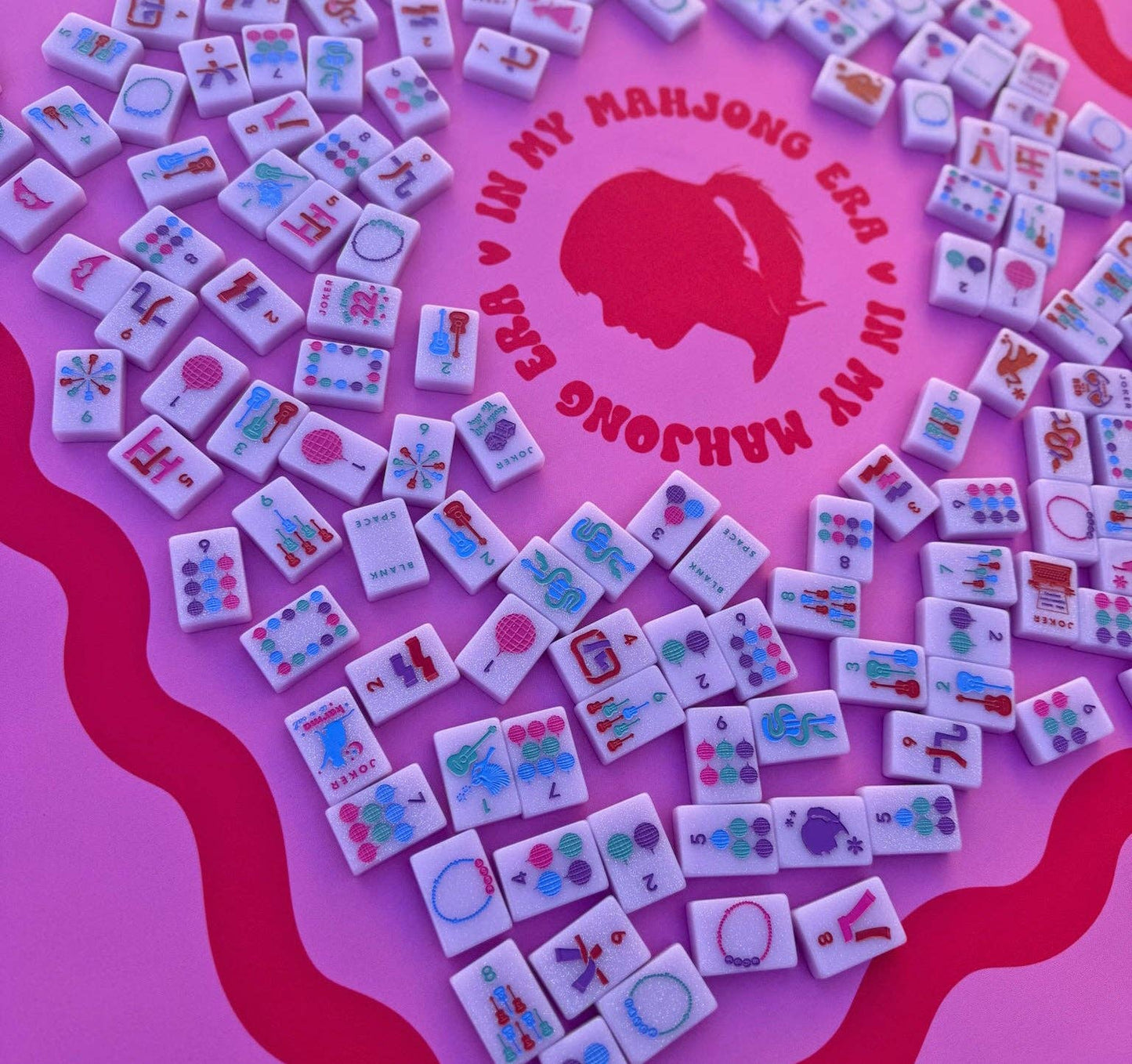 Taylor's Tiles - Mahjong Set- Peace Love Mahjong