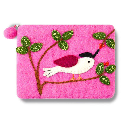 Bird on the Branch Theme Coin Purse