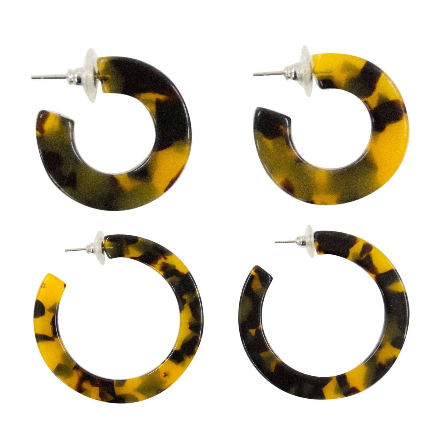 Chunky Tortoise Hoops