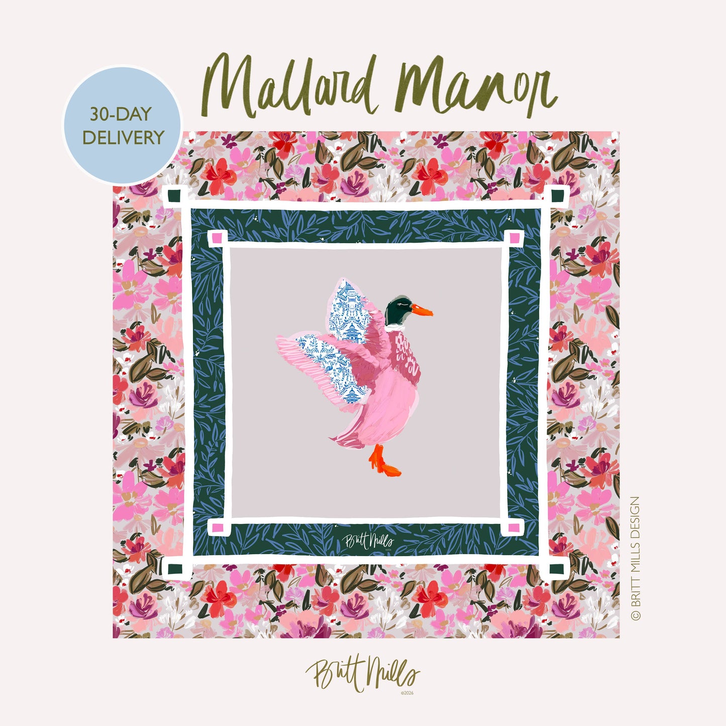 Britt Mills Mahjong Mats (Non-Neoprene)