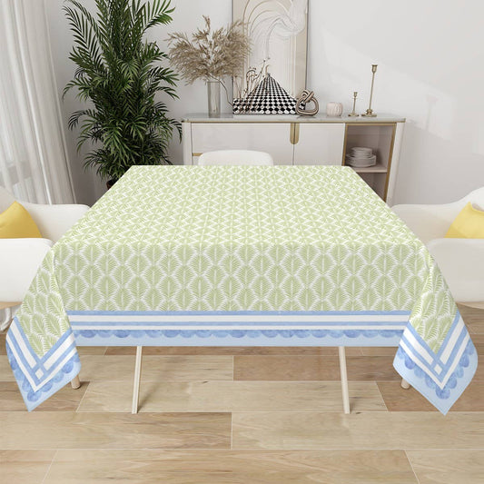 House of Hydrangea Mahjong Tablecloth | Blue Coastal Grandma