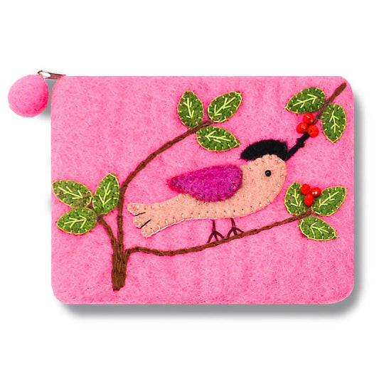 Bird on the Branch Theme Coin Purse