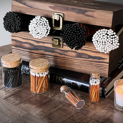 2" Matches + Small Bottle - Color of Your Choice + Strikers