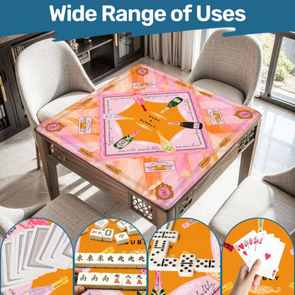 Bams & Bubbly Mahjong Mat | The Champagne & Mahj Collection