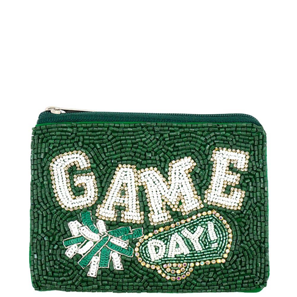 GAME DAY SEED BEAD COIN BAG, 60 0635