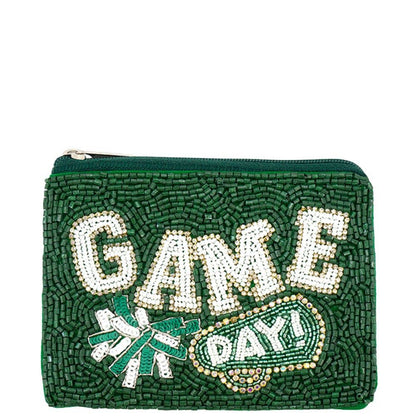 GAME DAY SEED BEAD COIN BAG, 60 0635