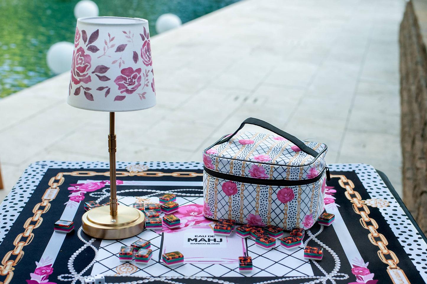 Bamboo Blossom Mahjong Mat – Eau de Mahj Collection