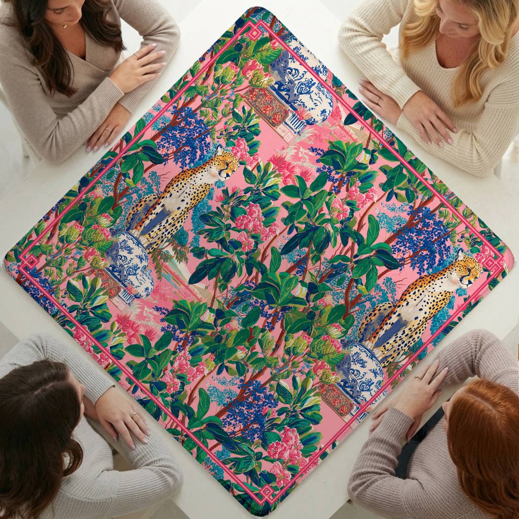 Mahjong Mat, Patel Flowers, Grand Millennial, Leopards