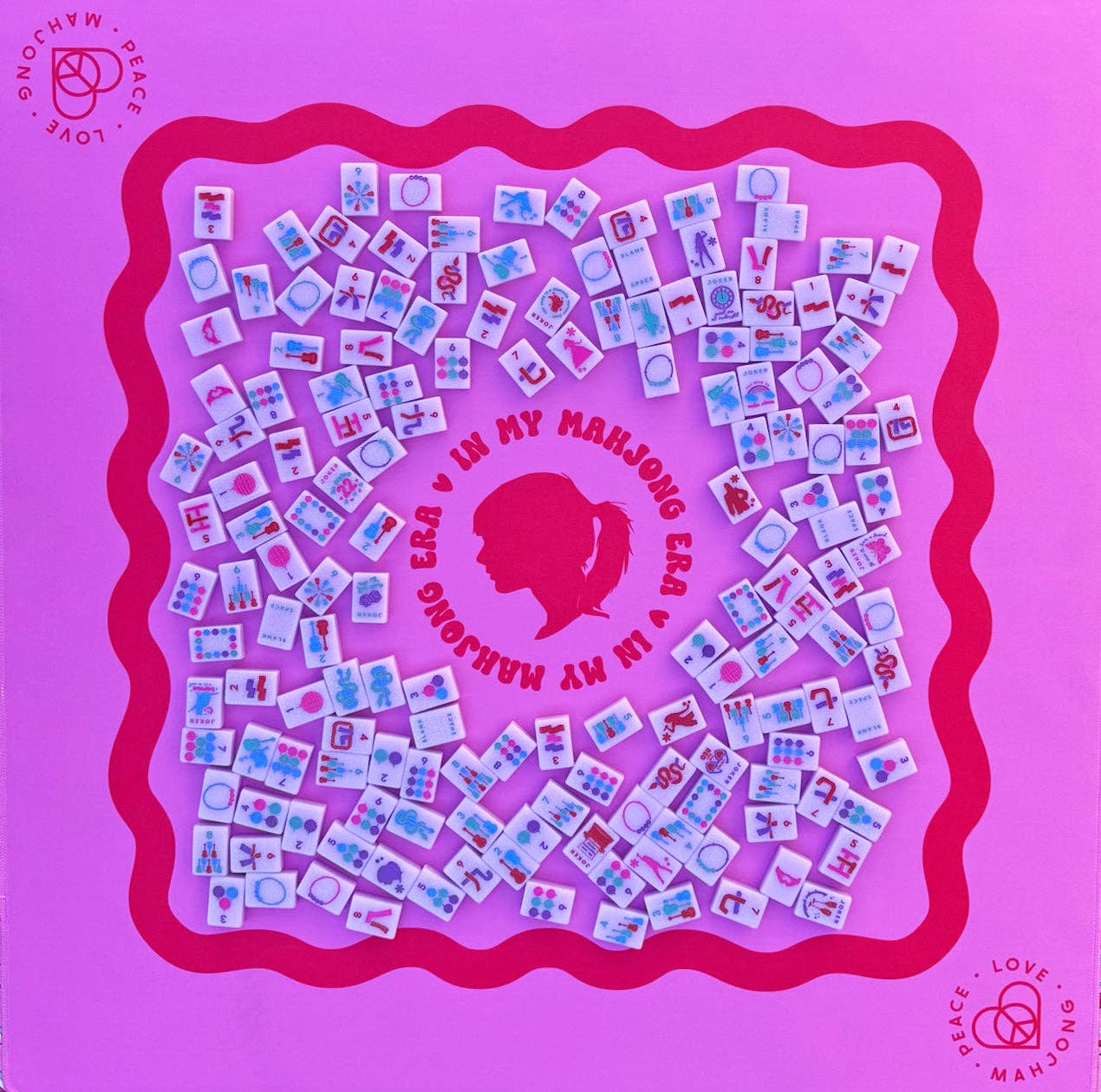 Taylor's Tiles - Mahjong Set- Peace Love Mahjong