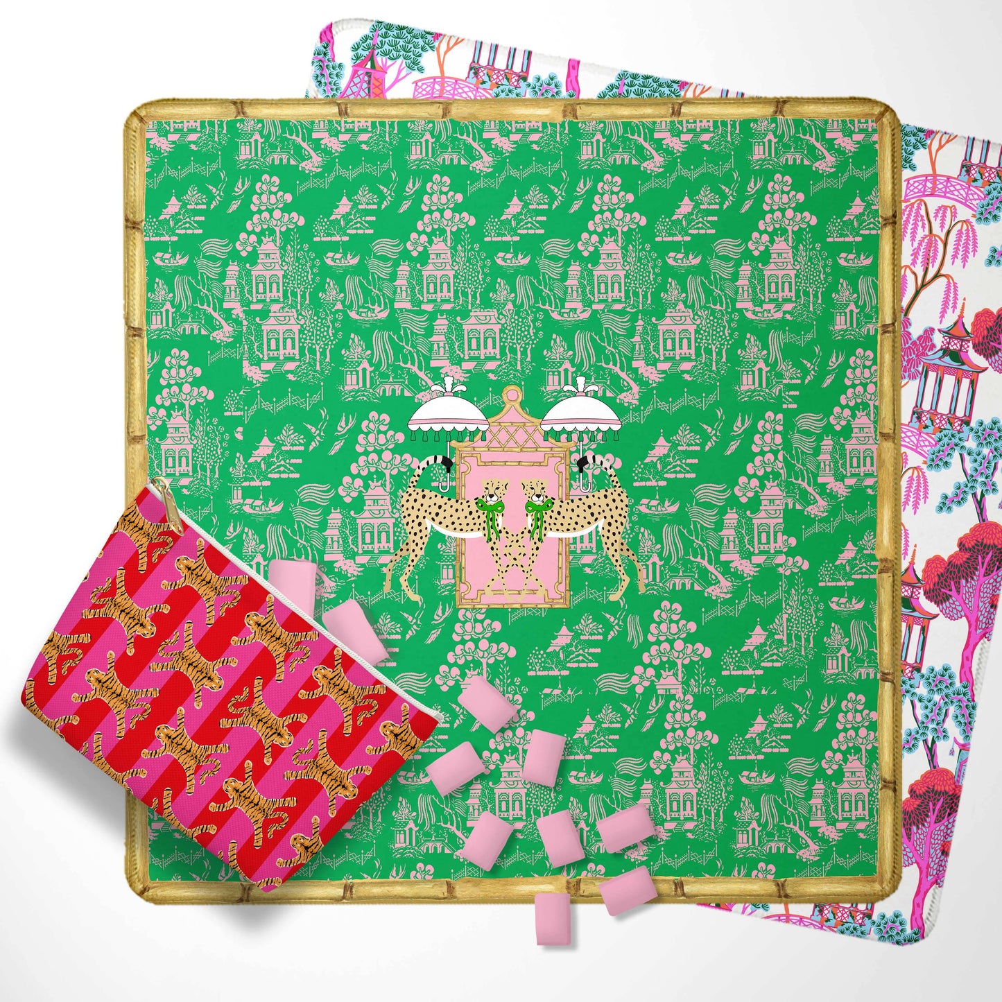 Mahjong Game Mat, Boutique Monogram