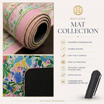 Mahjong Game Mat, Boutique Monogram