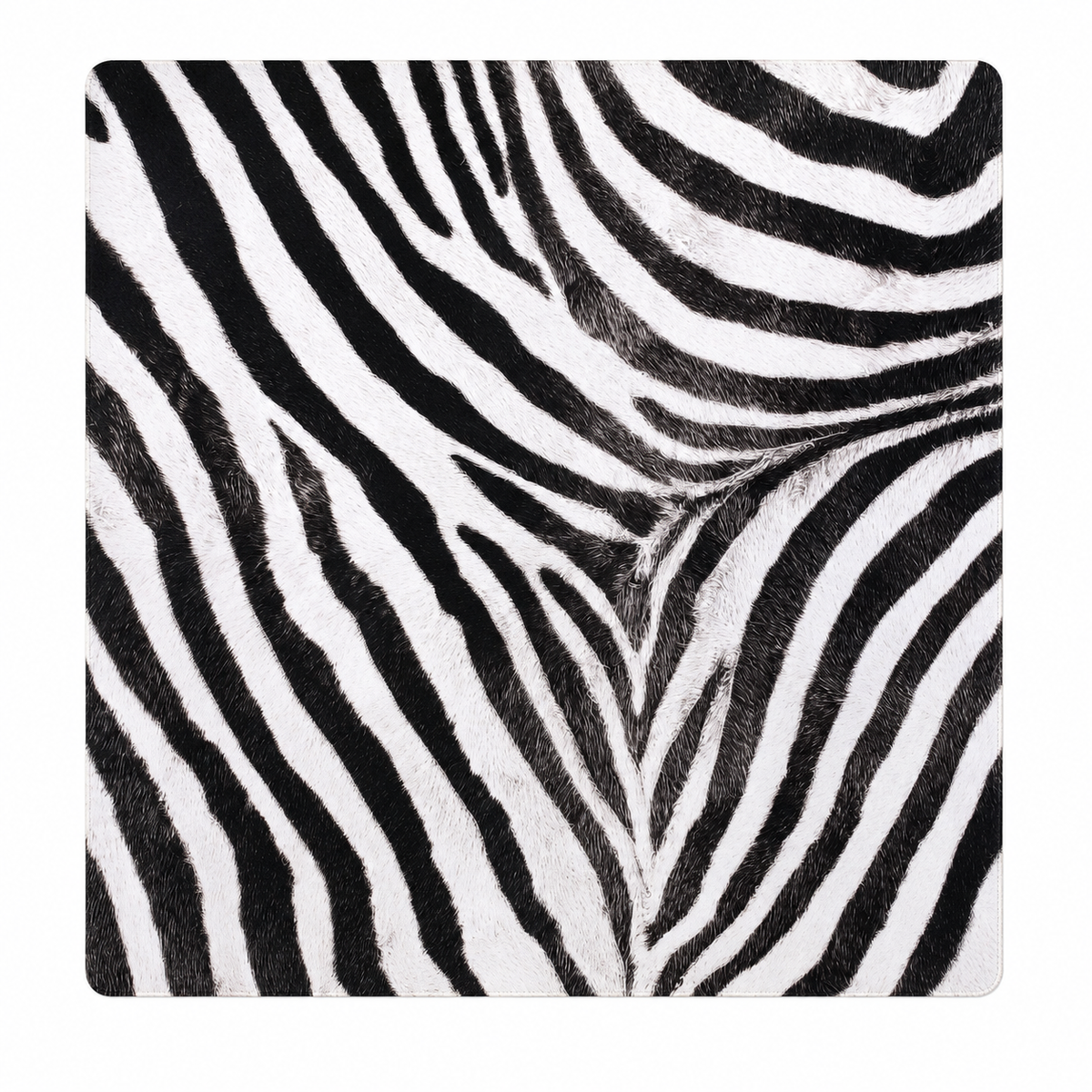 Zebra Noir Safari Club Collection 33" Premium Mahjong Mat