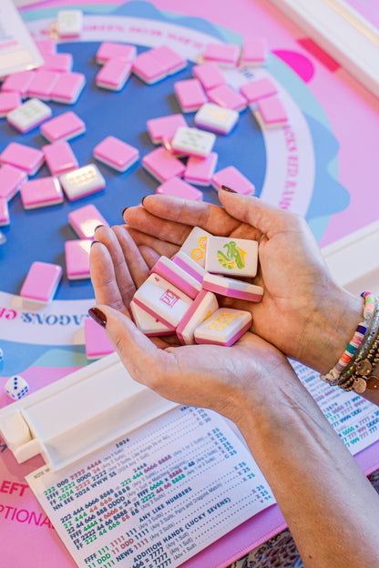 Heirloom Engraved Mahjong Tile Set - Modern + Bright Collection