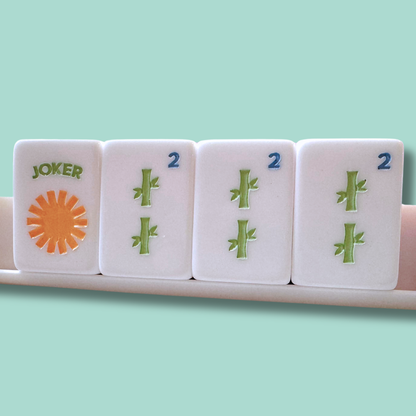 Heirloom Engraved Mahjong Tile Set - Modern + Bright Collection
