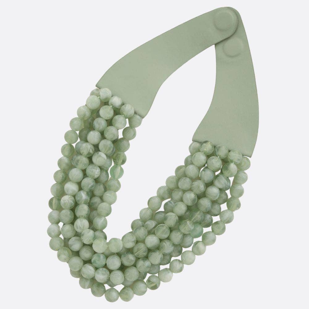 *Best* New Chunky Beaded Layered Magnetic Necklace