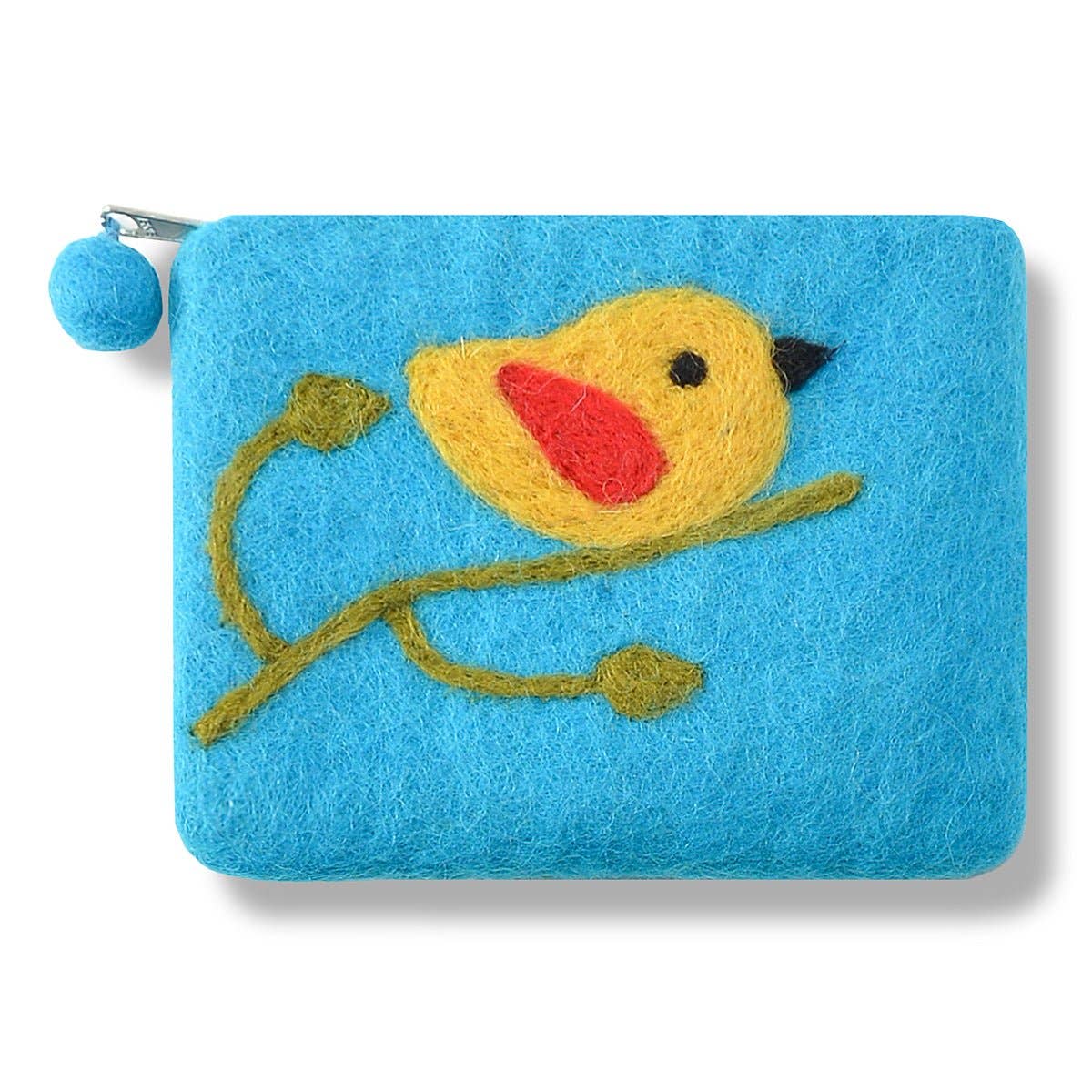 One Bird Design Coin Purse