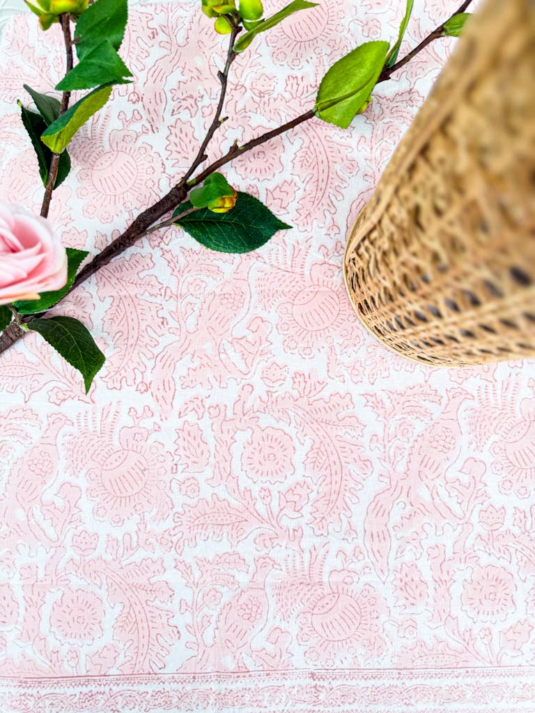 Blush Pheasant Tablecloth