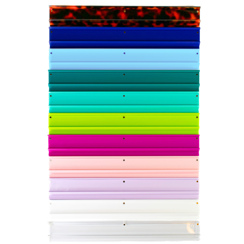 MAHJONG RACKS | Premium Acrylic | 4 Racks + 4 Pushers