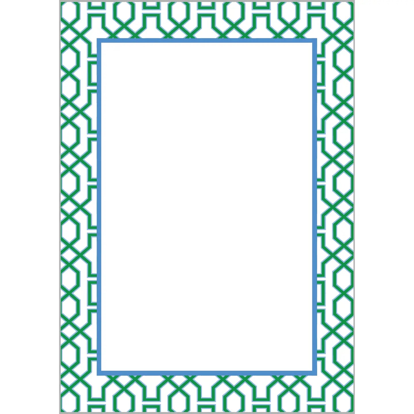 Trellis Green Notepad