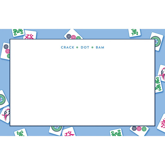 Mahjong Tiles Slab Notepad