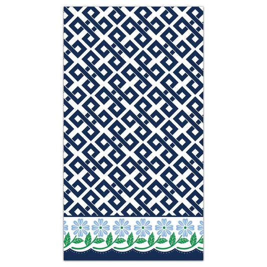 Floral Border Guest Towels