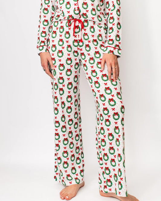 Clara Wreath Sleep Pants- Royal Standard