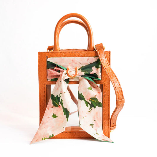 Mini Calista Clear Camel + Azaleas Twilly