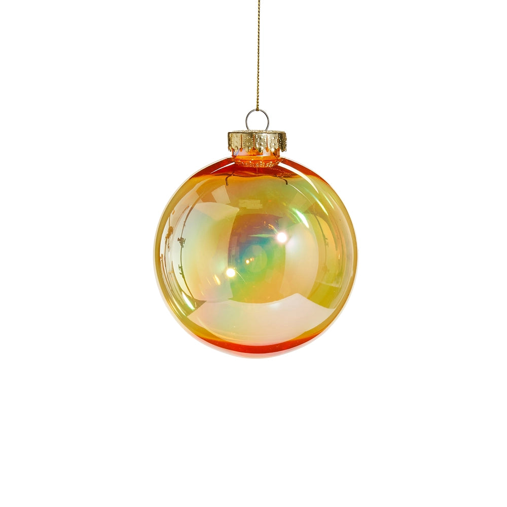 4” Iridescent Ball Ornament - Raz Imports