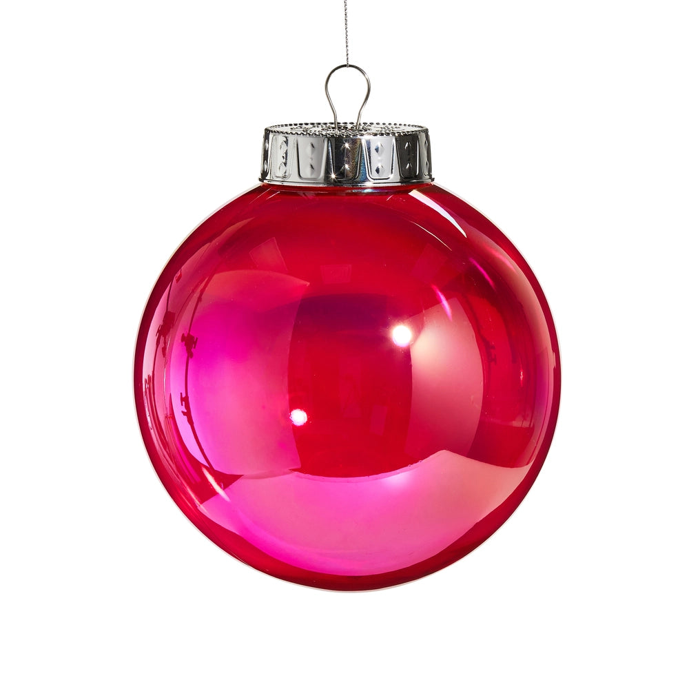 4” Iridescent Ball Ornament - Raz Imports