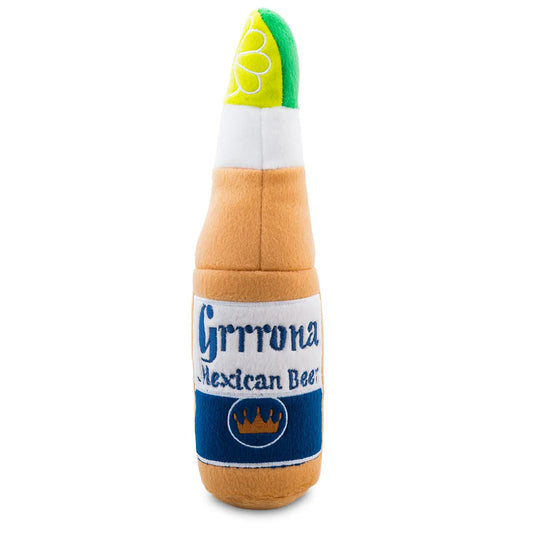 Grrrona Beer Bottle Squeaker Toy