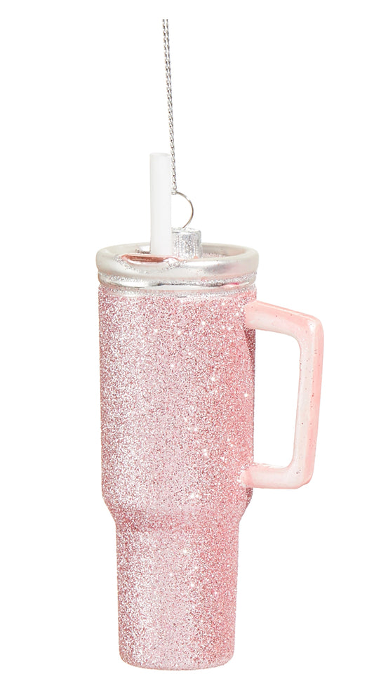 5” Pink Disco Tumbler Ornament
