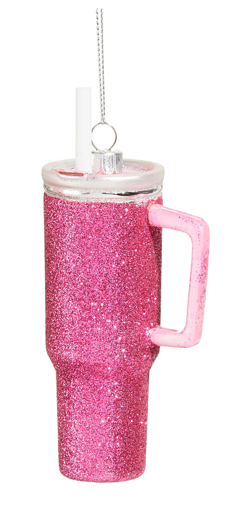 5” Pink Disco Tumbler Ornament