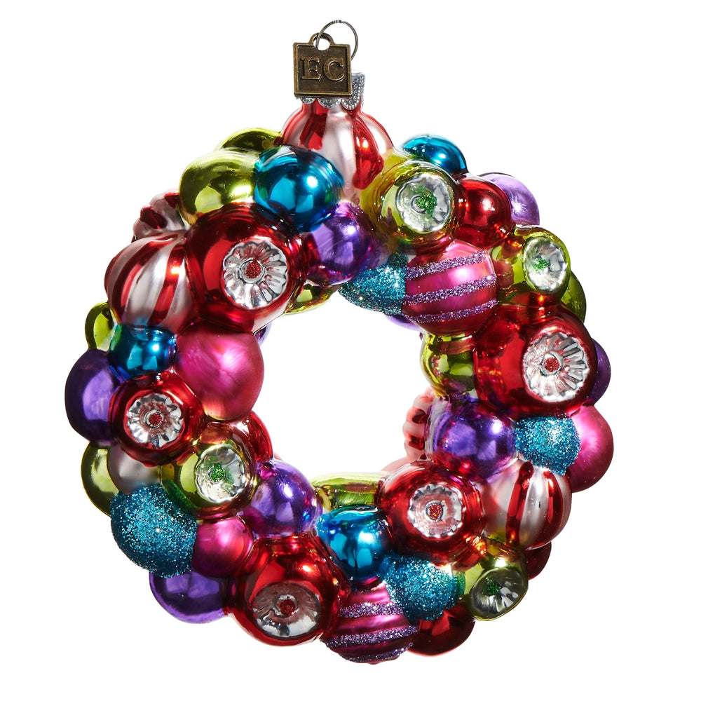 EC 4” Reflector Wreath Ornament